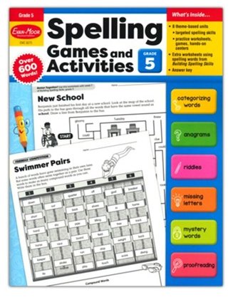 Spelling Games and Activities, Grade 5 - Kidsplace.store