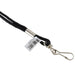 Standard Lanyard Hook Rope Style, Black, Pack of 24 - Kidsplace.store