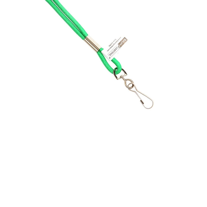 Standard Lanyard Hook Rope Style, Green, Pack of 24 - Kidsplace.store