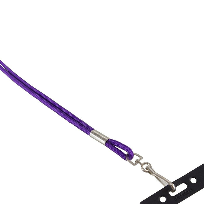 Standard Lanyard Hook Rope Style, Purple, Pack of 24 - Kidsplace.store