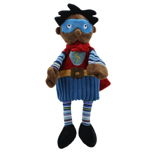 Story Telling Puppet, Superhero (Dark Skin) - Kidsplace.store