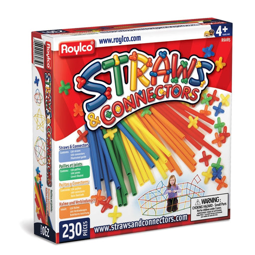 Straws & Connector Set, 230 Pieces - Kidsplace.store