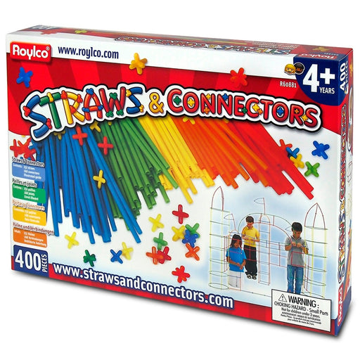 Straws & Connector Set, 400 Pieces - Kidsplace.store