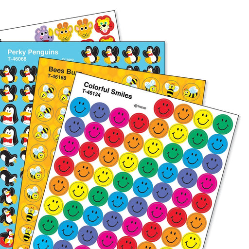 SuperSpots® & SuperShapes Stickers Assortment Pack, 100 Stickers Per Sheet, 90 Sheets - Kidsplace.store