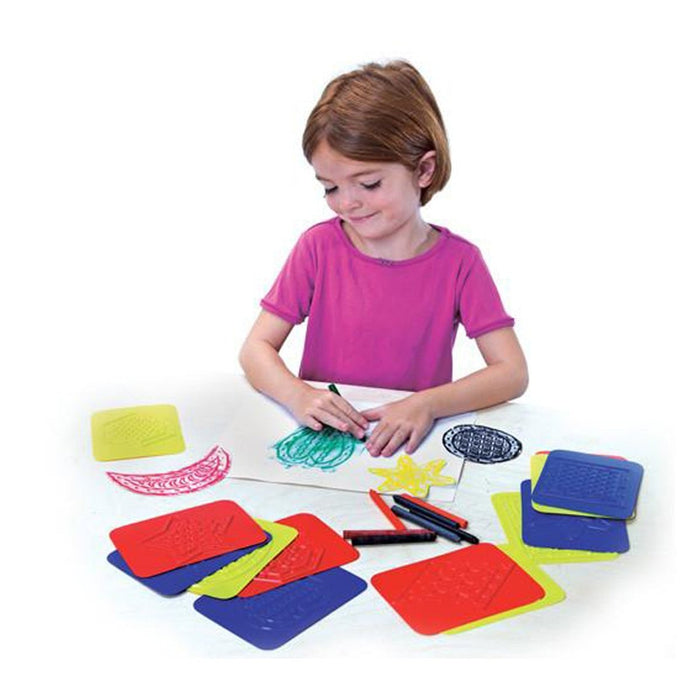 Teach Me Shapes: Rubbing Plate Shapes, 16 Per Pack, 2 Packs - Kidsplace.store