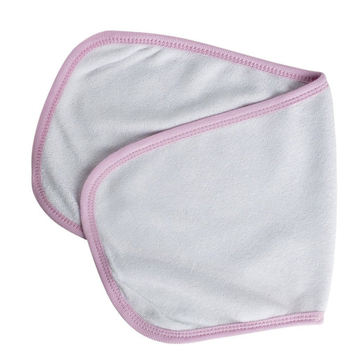 Terry Burpcloth With Pink Trim 1025p - Kidsplace.store