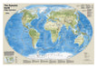 The Dynamic Earth, Plate Tectonics Map, Laminated, 36" x 24" - Kidsplace.store