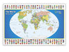 The World for Kids Map, Laminated, 36" x 24" - Kidsplace.store