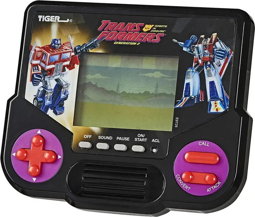 Tiger Electronics Transformers Robots in Disguise Generation 2 Electronic LCD Video Game Retro - Inspired 1 Player Handheld Game Ages 8 and Up - Kidsplace.store