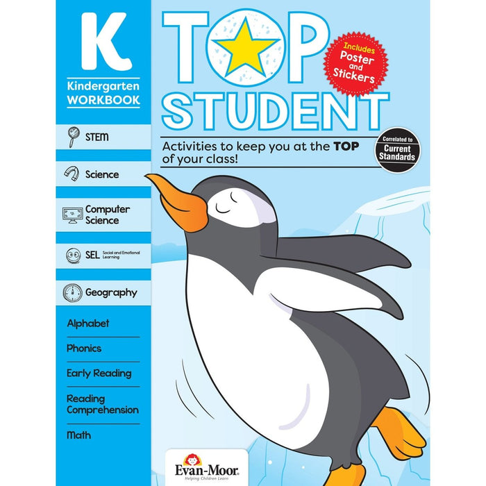 Top Student Activity Book, Grade K - Kidsplace.store