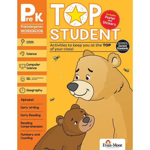 Top Student Activity Book, Grade PreK - Kidsplace.store