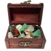 Treasure Chest with Assorted Tumble Stones - Kidsplace.store