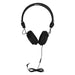 TRRS Headset with In-Line Microphone - Black - Kidsplace.store