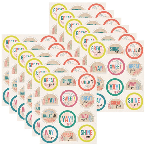 True to You Motivators Motivational Stickers, 72 Per Pack, 12 Packs - Kidsplace.store