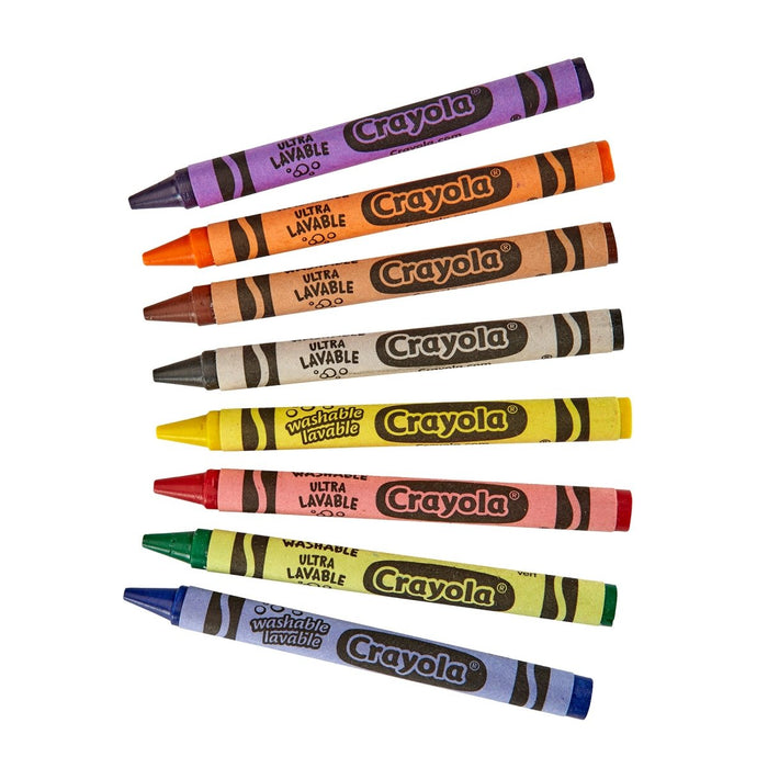 Ultra-Clean Washable Crayons, 24 Per Pack, 6 Packs - Kidsplace.store