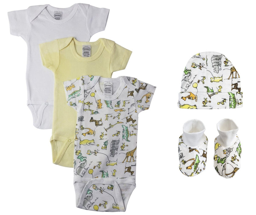 Unisex Baby 5 Pc Bodysuits Nc_0425s - Kidsplace.store