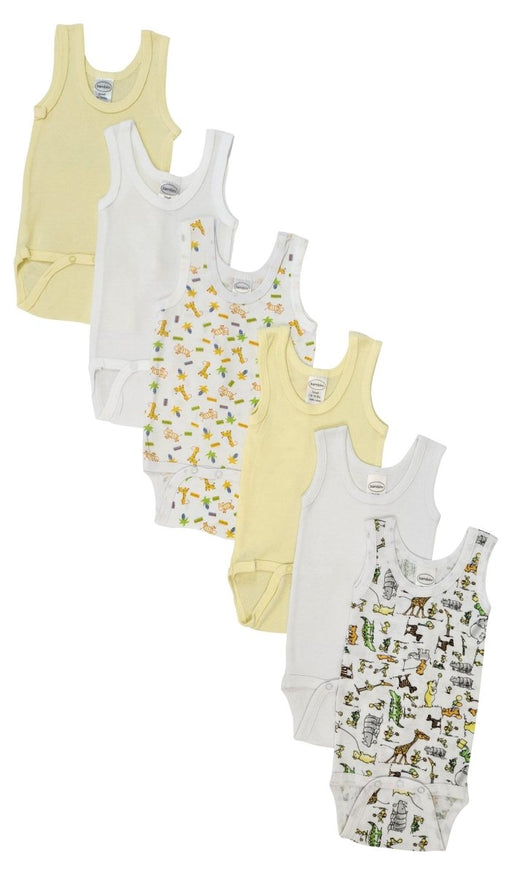 Unisex Baby 6 Pc Onezies And Tank Tops Nc_0500s - Kidsplace.store