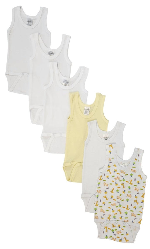 Unisex Baby 6 Pc Onezies And Tank Tops Nc_0507s - Kidsplace.store