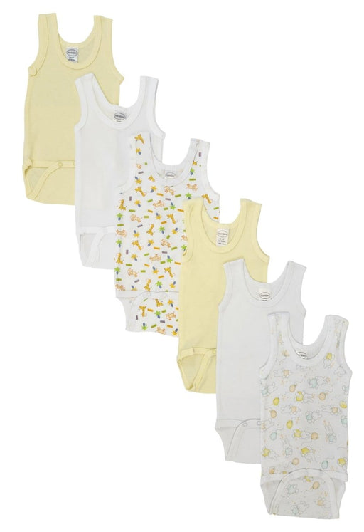 Unisex Baby 6 Pc Onezies And Tank Tops Nc_0510nb - Kidsplace.store
