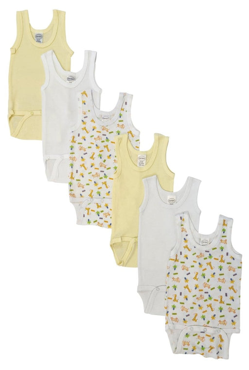 Unisex Baby 6 Pc Onezies And Tank Tops Nc_0511l - Kidsplace.store