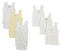 Unisex Baby 6 Pc Onezies And Tank Tops Nc_0513m - Kidsplace.store