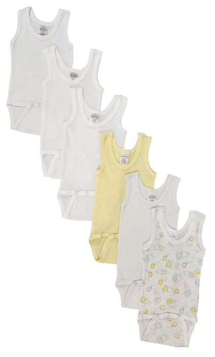 Unisex Baby 6 Pc Onezies And Tank Tops Nc_0517nb - Kidsplace.store