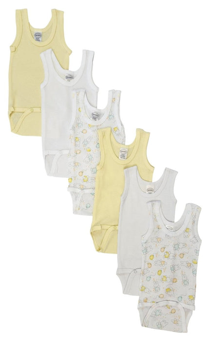 Unisex Baby 6 Pc Onezies And Tank Tops Nc_0520nb - Kidsplace.store