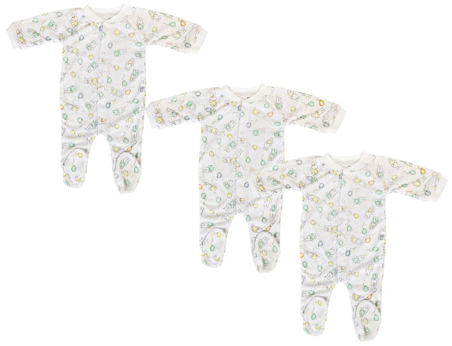 Unisex Closed-toe Sleep & Play With Caps (pack Of 4 ) Nc_0704m - Kidsplace.store