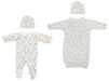 Unisex Closed-toe Sleep & Play With Caps (pack Of 4 ) Nc_0706s - Kidsplace.store