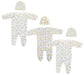 Unisex Closed-toe Sleep & Play With Caps (pack Of 6 ) Nc_0701m - Kidsplace.store