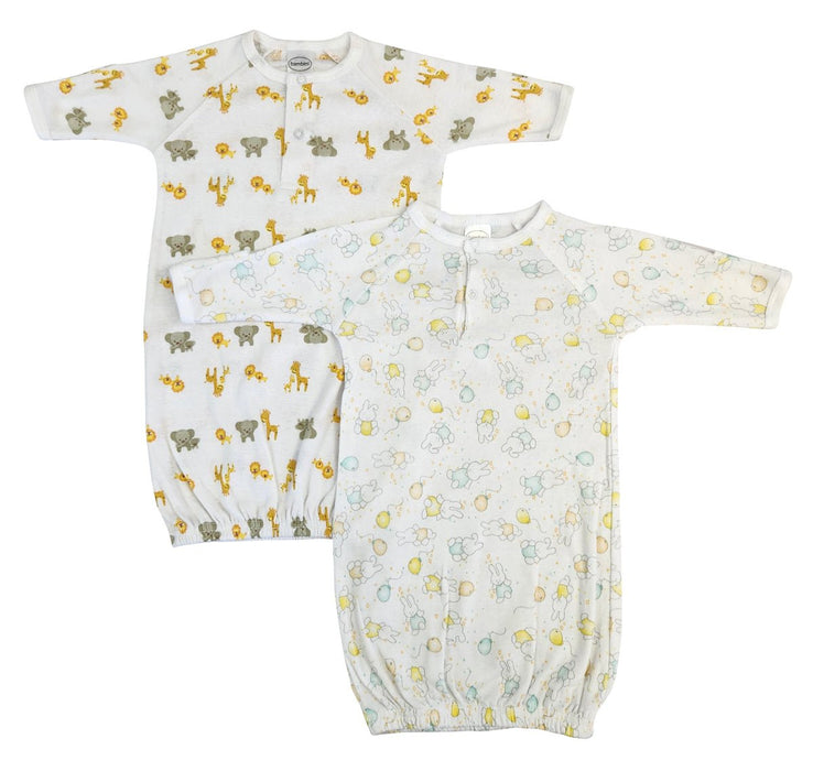 Unisex Newborn Baby 2 Piece Gown Set Nc_0777 - Kidsplace.store