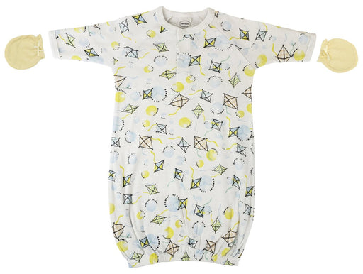 Unisex Newborn Baby 2 Piece Gown Set Nc_0814 - Kidsplace.store