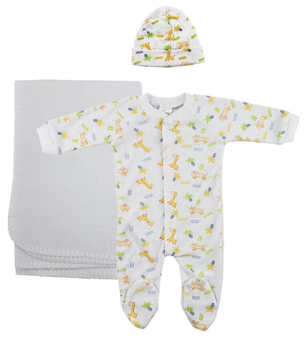 Unisex Newborn Baby 3 Pc Sets Nc_0965l - Kidsplace.store