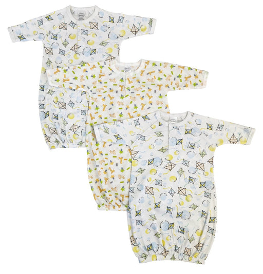 Unisex Newborn Baby 3 Piece Gown Set Nc_0823 - Kidsplace.store