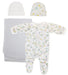 Unisex Newborn Baby 4 Pc Sets Nc_0964s - Kidsplace.store