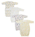 Unisex Newborn Baby 4 Piece Gown Set Nc_0745 - Kidsplace.store