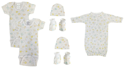 Unisex Newborn Baby 7 Pc Sets Nc_0659 - Kidsplace.store