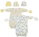 Unisex Newborn Baby 7 Piece Gown Set Nc_0750 - Kidsplace.store