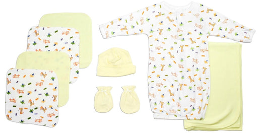 Unisex Newborn Baby 8 Pc Baby Shower Gift Set Ls_0129 - Kidsplace.store
