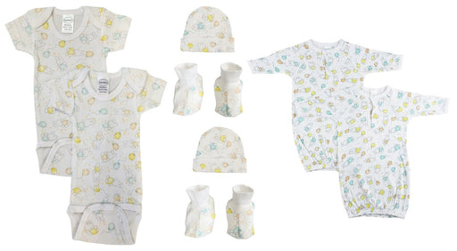 Unisex Newborn Baby 8 Pc Sets Nc_0661 - Kidsplace.store
