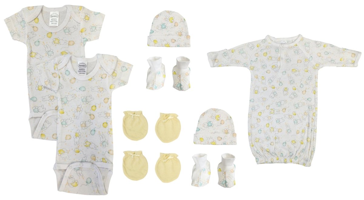 Unisex Newborn Baby 9 Pc Sets Nc_0660 - Kidsplace.store
