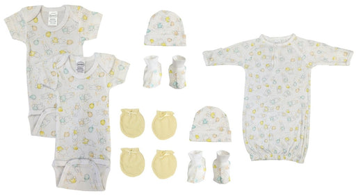 Unisex Newborn Baby 9 Pc Sets Nc_0660 - Kidsplace.store