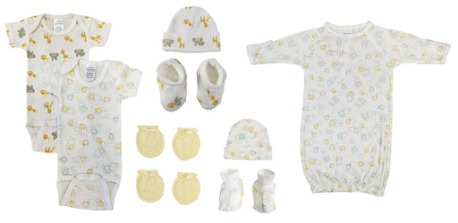 Unisex Newborn Baby 9 Pc Sets Nc_0670 - Kidsplace.store