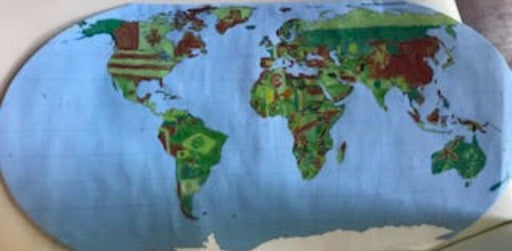 Unlabeled World- Practice Map - Kidsplace.store
