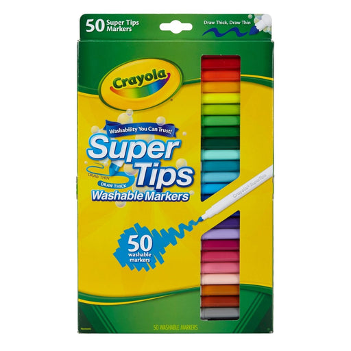 Washable Super Tips with Silly Scents, 50 Per Box, 2 Boxes - Kidsplace.store