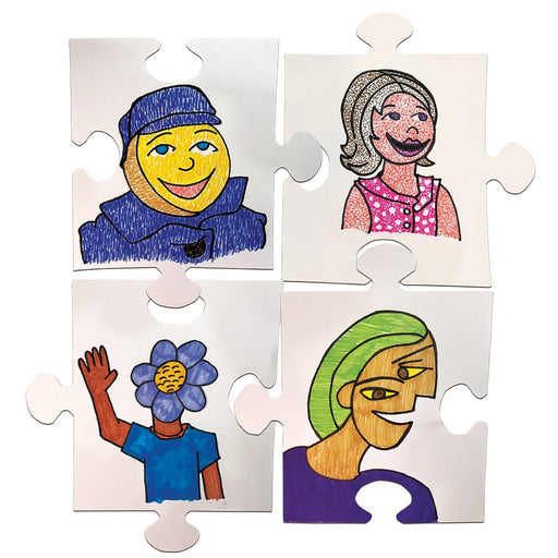 We All Fit Together Giant Puzzle Pieces, 30 Per Pack, 2 Packs - Kidsplace.store