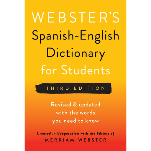 Webster's Spanish - English Dictionary for Students, Third Edition, Pack of 3 - Kidsplace.store