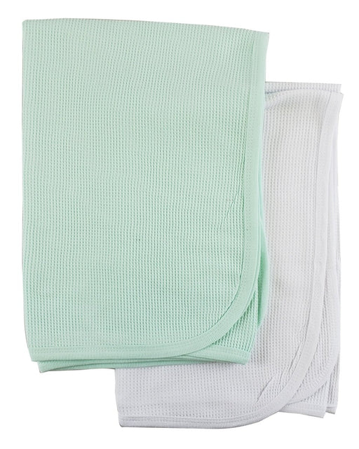White And Mint Thermal Blankets Cs_0109 - Kidsplace.store