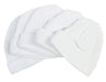 White Baby Cap (pack Of 5) 031-white-5 - Kidsplace.store