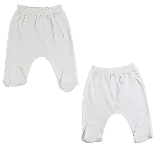 White Closed Toe Pants - 2 Pack Cs_0537m - Kidsplace.store